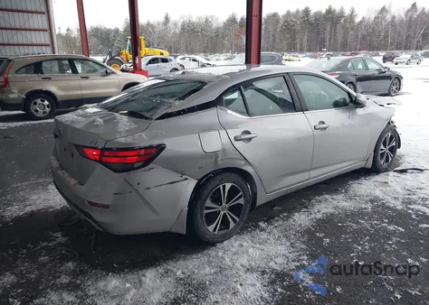 2021 Nissan Sentra Sv Xtronic Cvt from USA, damaged, VIN 3N1AB8CV9MY201415